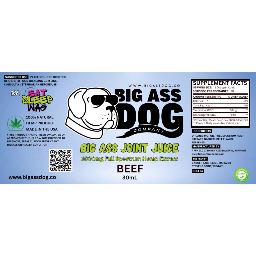 Big Ass Joint Juice Big Ass Dog Company
