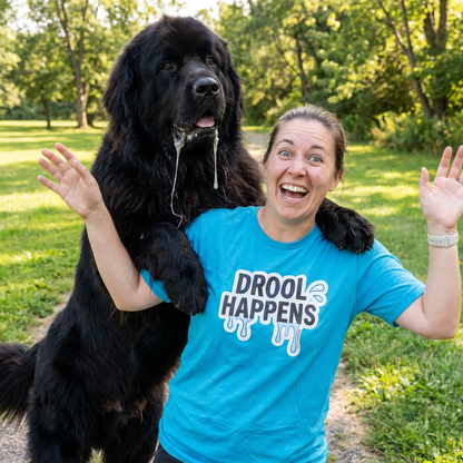 Drool Happens T-Shirt - Big Ass Dog Company