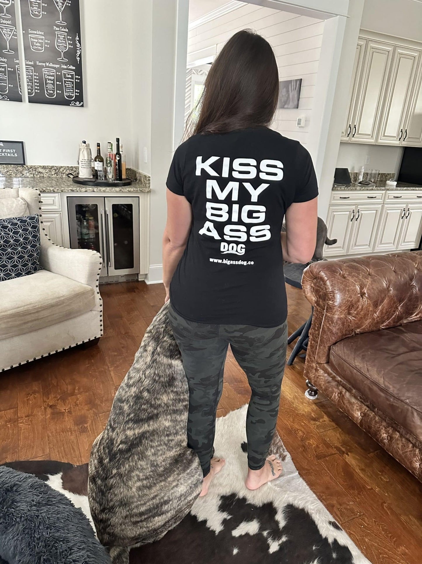 Kiss My Big Ass T-Shirt - Big Ass Dog Company