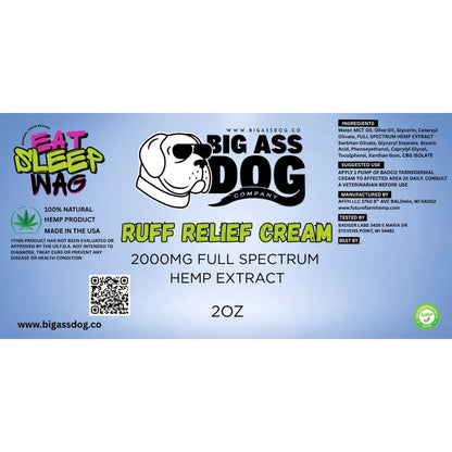 Ruff Relief Cream - Big Ass Dog Company