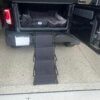 Compact but sturdy dog steps for large dogs accessing SUVs